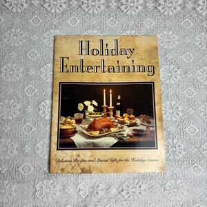 Vintage 1988 "Holiday Entertaining" Softcover Cookbook